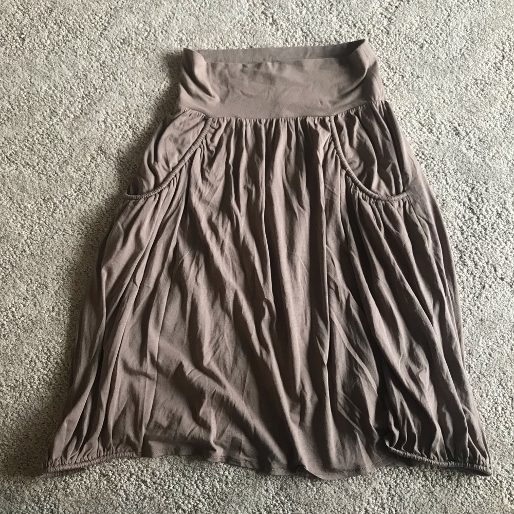 Garnet Hill Everyday Pocket Skirt